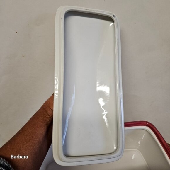 Vintage Heritage Mint Gatherings Ceramic Bread Bo - Picture 6 of 6